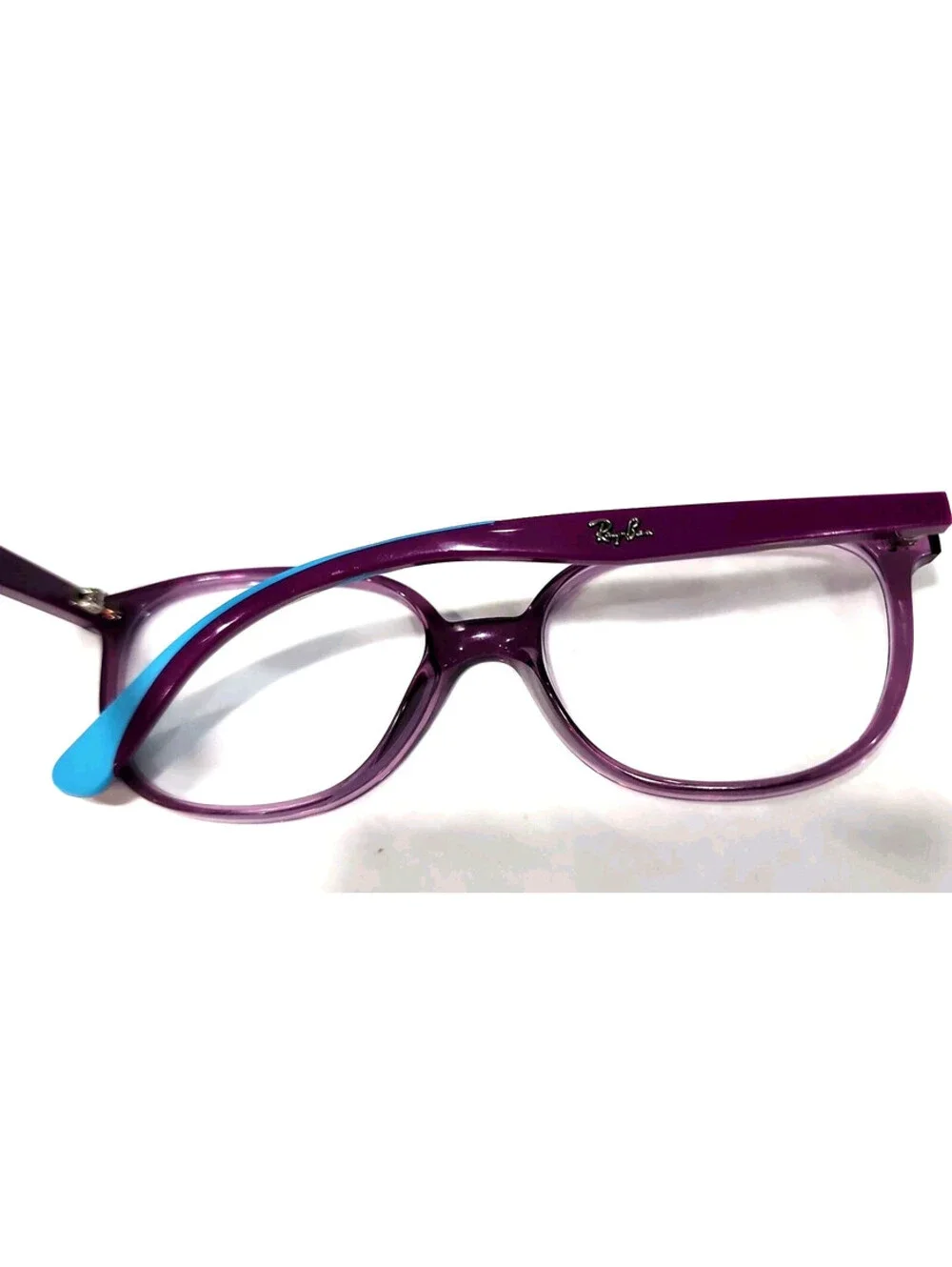 Ray Ban RB1598 3776 Girls Kids Crystral Purple Eyeglasses 49-16 130